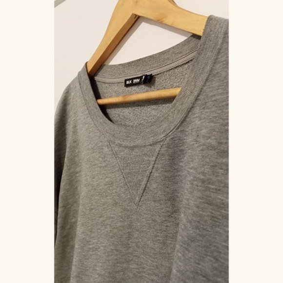 BLK DNM - Grey cotton Loose fit Sweatshirt - Sz M - Picture 6 of 11